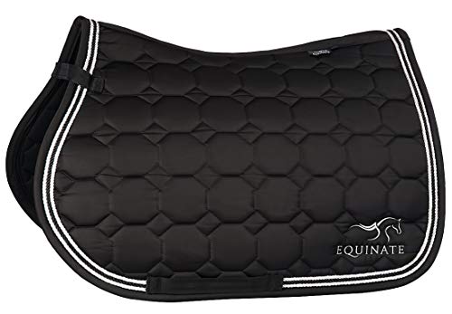 Equinate Satin Schabracke Madison Warmblut VS Vielseitigkeit Schwarz von Equinate