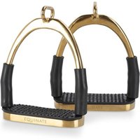 Equinate Sicherheitssteigbügel Charles gold 10 cm von Equinate