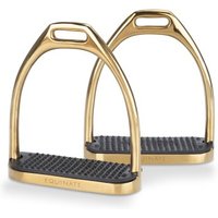 Equinate Steigbügel Luna gold 12 cm von Equinate
