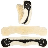 Equinate Western Mondgurt anatomisch Lammfell naturfarben 90 cm von Equinate