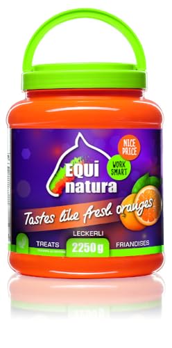 Equinatura Leovet Taste Like Fresh Oranges Leckerlis für Pferde | 2,25 kg | Orange, Granatapfel & Anis | Naturnah verarbeitet | in Deutschland hergestellt | Getrocknete Früchte von Equinatura