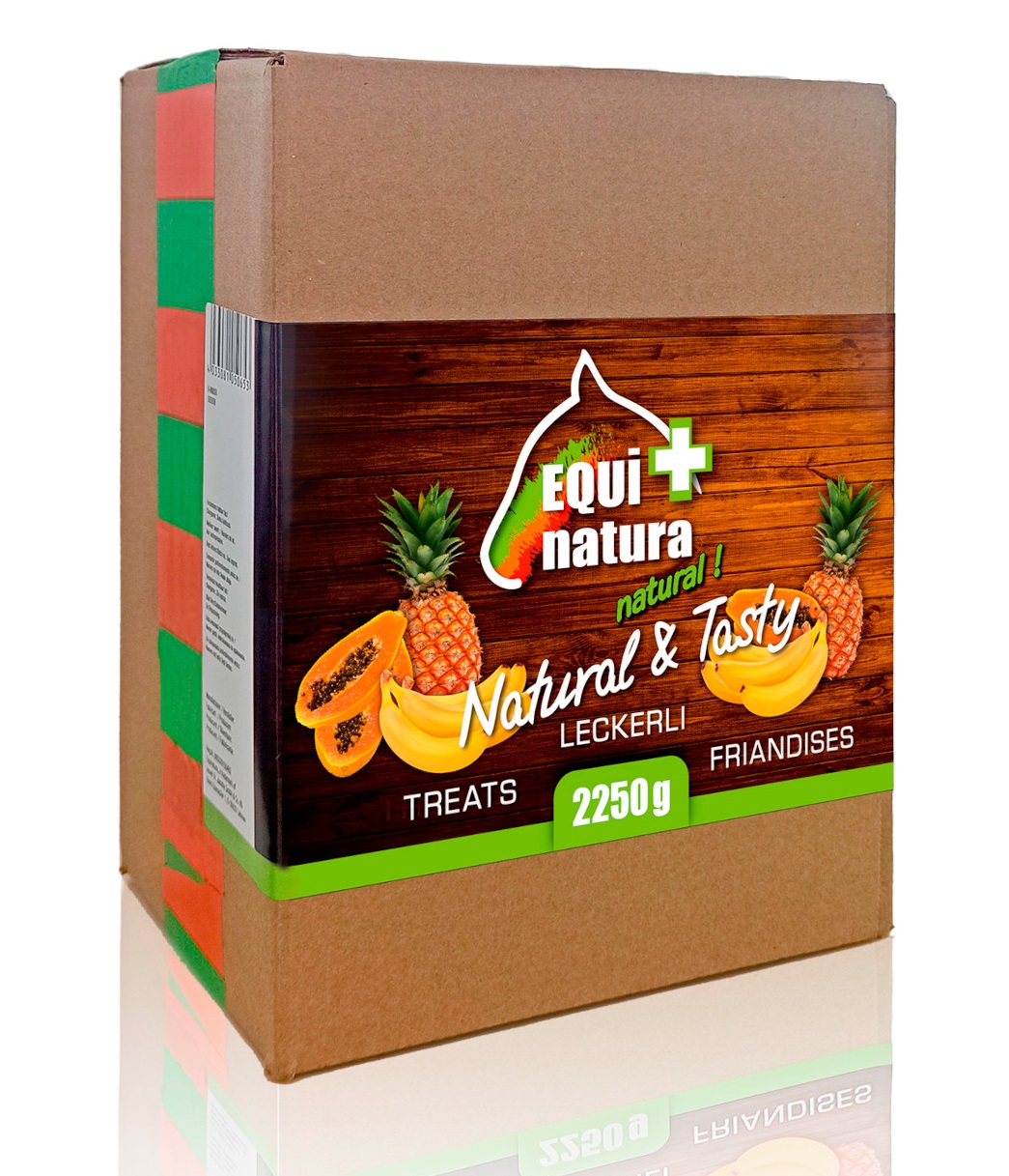 Equinatura Naturkost Leckerlies 2250g Nachfüllpack Banane - Ananas - Papaya Equinatura Naturkost Leckerlies 2250g Nachfüllpack Banane - Ananas - Papaya von Equinatura