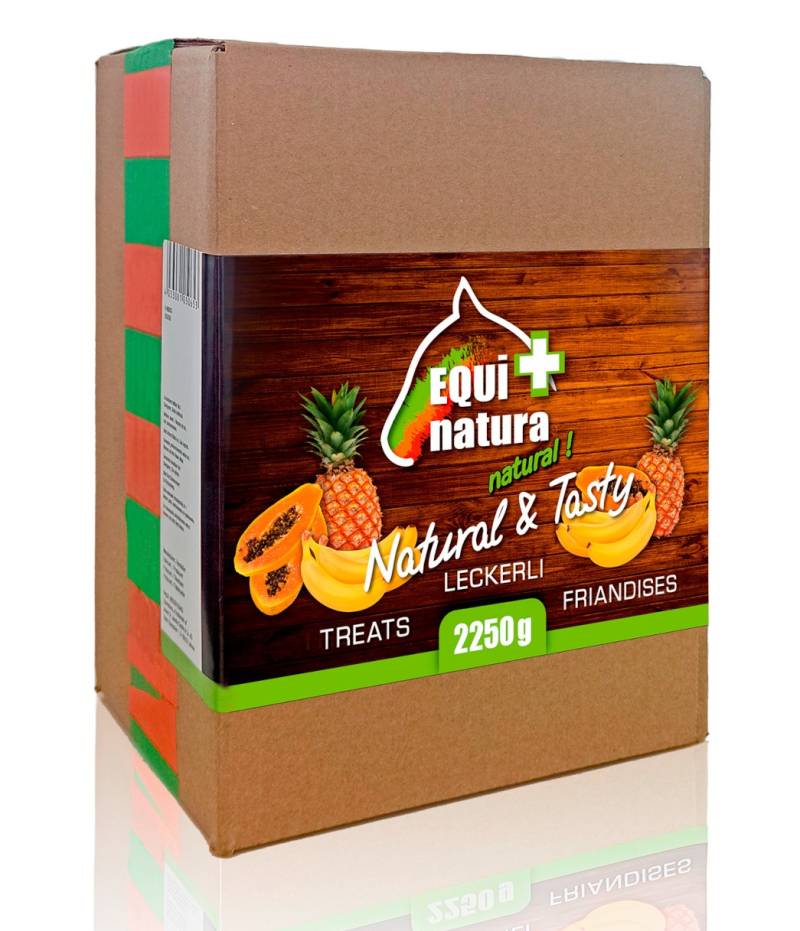 Equinatura Naturkost Leckerlies 2250g Nachfüllpack Banane - Ananas - Papaya von Equinatura
