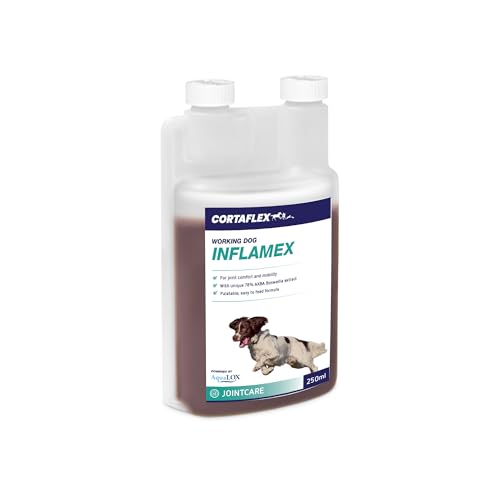 Canine Inflamex Solution mit AquaLOX | Premium gebrauchsfertiger Hund Futterzusatz | Unterstützung für Gelenke und Mobilität | 500 ml von Equine America UK