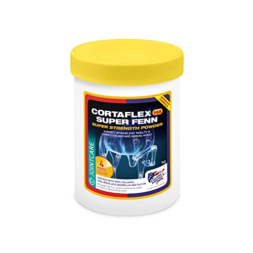 Cortaflex Equine America HA Super Fenn Superstärke Pulver | Premium gebrauchsfertiger Ernährungszusatz für Pferd und Pony | Unterstützt optimale Gelenkerholung und Mobilität | 1kg Cortaflex Equine America HA Super Fenn Superstärke Pulver | Premium gebrauchsfertiger Ernährungszusatz für Pferd und Pony | Unterstützt optimale Gelenkerholung und Mobilität | 1kg von Equine America UK