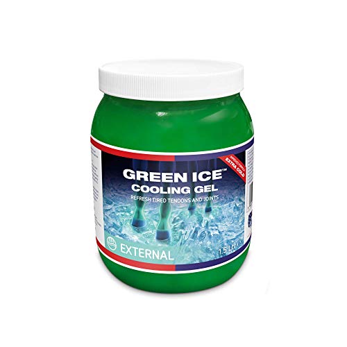 Equine America Green Eiskühlgel | Premium bereit, Pferd & Pony Hautpflege zu verwenden Gelenk- & Muskelspannungsentlastung | 1,5 Liter von Equine America UK