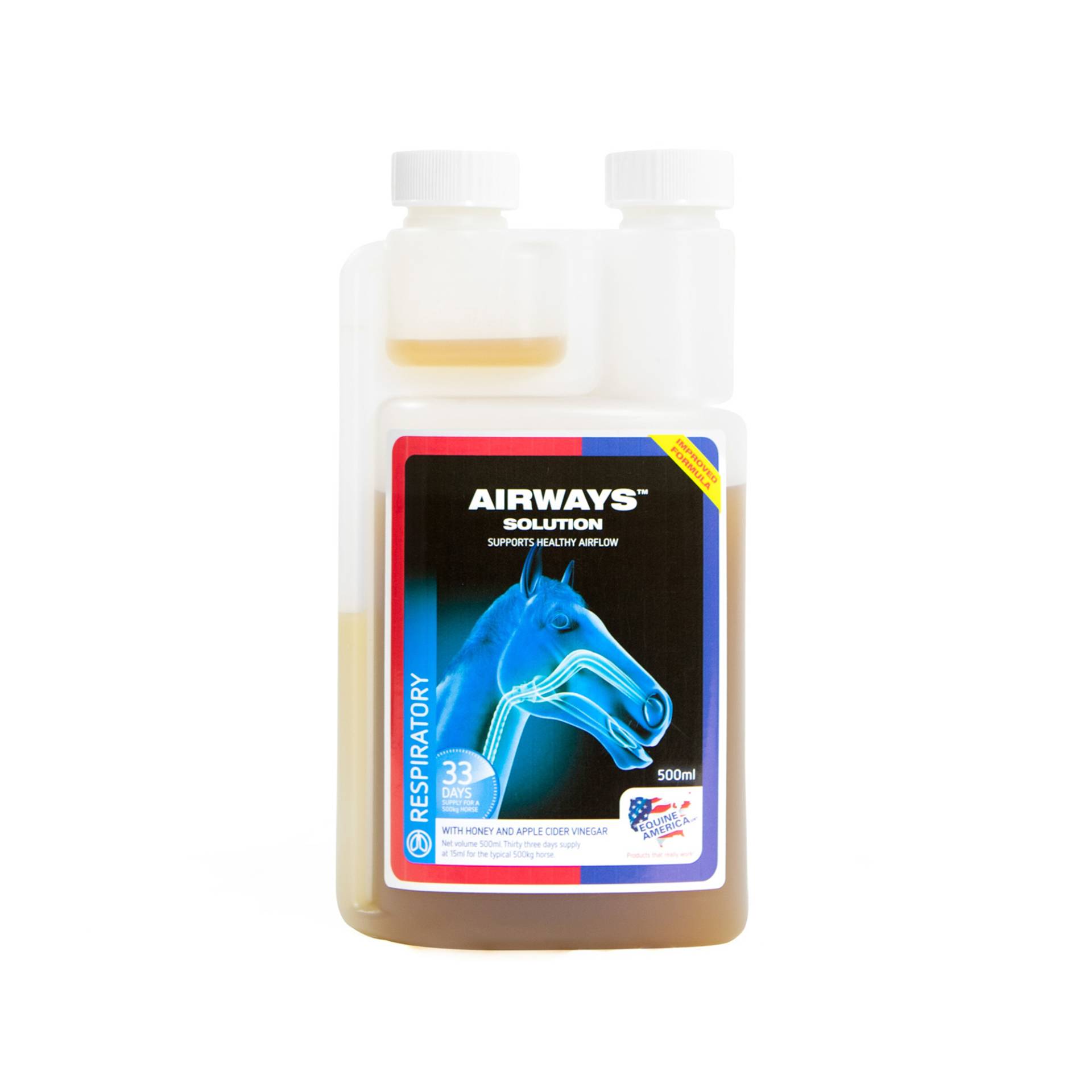 Equine America Airways Lösung - 500 ml Equine America Airways Lösung - 500 ml von Equine America