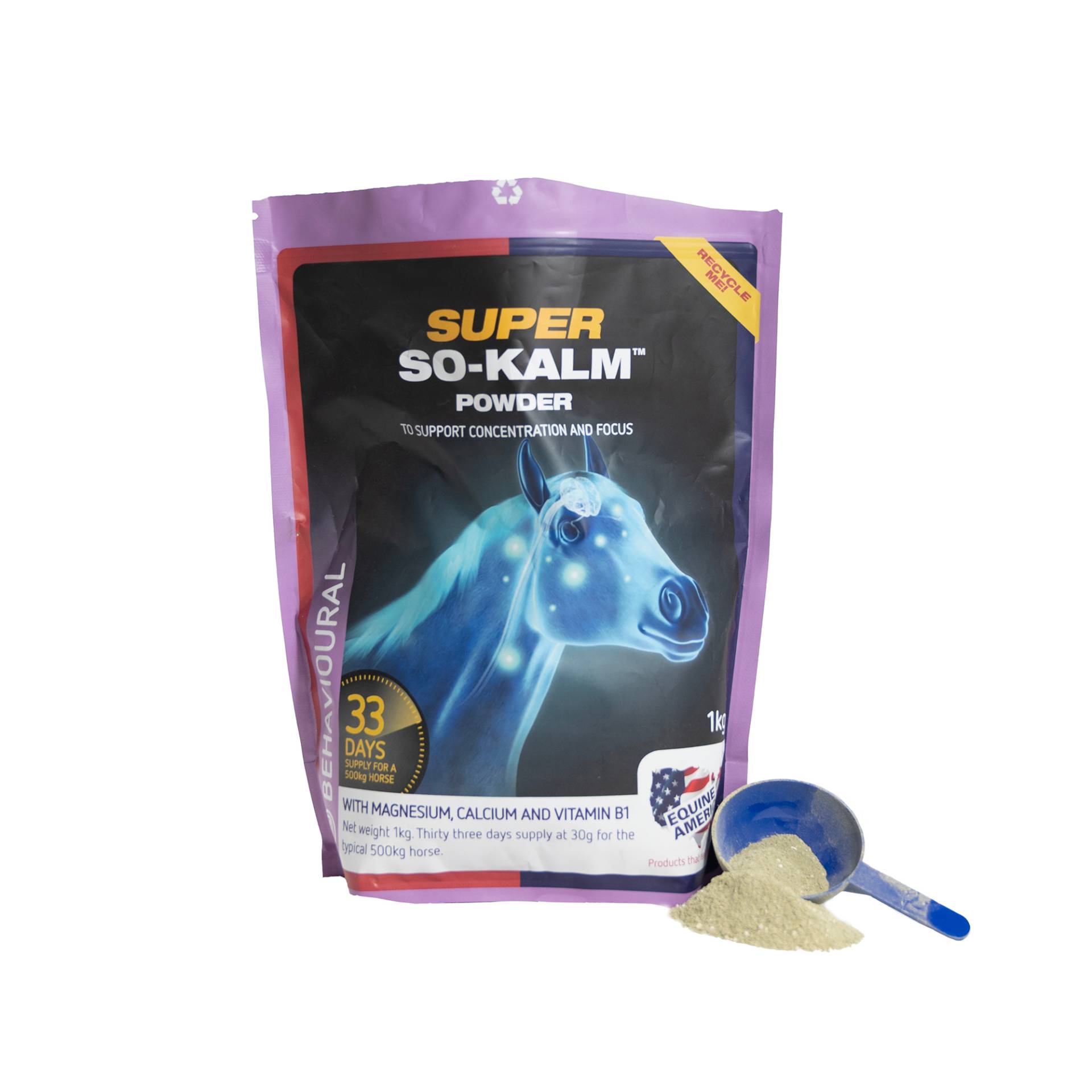 Equine America Super So-Kalm Pulver - 1 kg Equine America Super So-Kalm Pulver - 1 kg von Equine America
