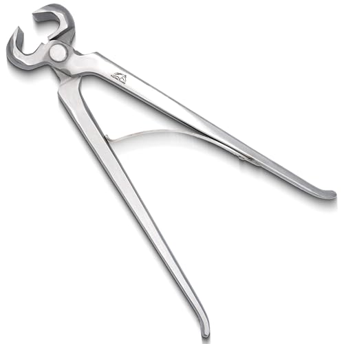 Equine Care Hufzange von Farrier, 30,5 cm, Chrom-Vanadium-Stahl mit vorbelasteter Feder, präzise, handausgerichtete Klingen, ideal für Fohlen, Shetland, Miniatur, Esel und Pony-Huftrimmen. Equine Care Hufzange von Farrier, 30,5 cm, Chrom-Vanadium-Stahl mit vorbelasteter Feder, präzise, handausgerichtete Klingen, ideal für Fohlen, Shetland, Miniatur, Esel und Pony-Huftrimmen. von Equine Care