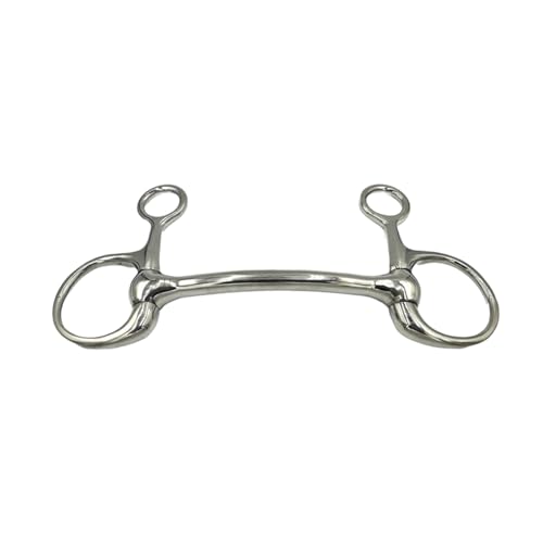 Equine Smile ES0099 Gebiss Ergobit Bit Baucher Trense Bauchergebiss Stangengebiss Stange Ringdurchmesser 45 mm Gebissstärke 14 mm (14.5 cm) von Equine Smile