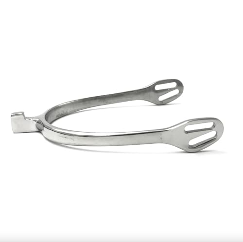 Equine Smile ES1019 ErgoSpur Hammersporen Licht mit kleinen Hammer Reitsporen Reiten Sporen Spur hochwertiger Edelstahl (Damen 20 mm) von Equine Smile