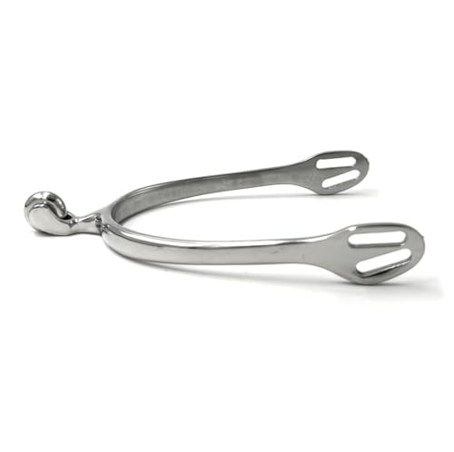 Equine Smile ES1051 ErgoSpur Radsporen Soft Rad Reitsporen Reiten Sporen Spur hochwertiger Edelstahl (Damen 30 mm) von Equine Smile
