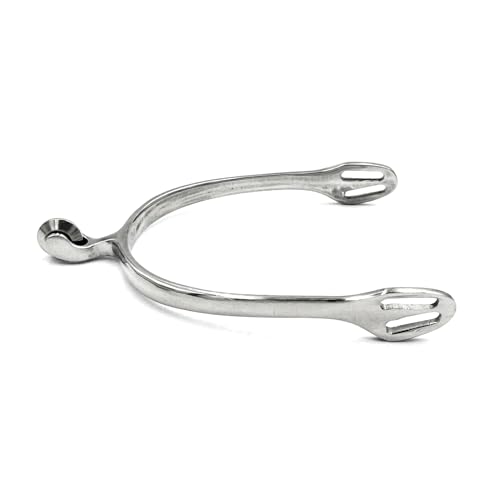 Equine Smile ES1055 ErgoSpur Radsporen UFO Rad Reitsporen Reiten Sporen Spur hochwertiger Edelstahl (Damen 30 mm) von Equine Smile