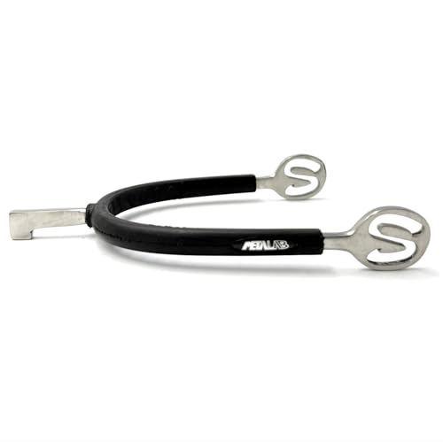 Equine Smile ES1080 SuperSpur Hammersporen mit Gummi Reitsporen Reiten Sporen Spur aus hochwertiger Edelstahl (M 40 mm - Damen) von Equine Smile