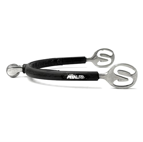 Equine Smile ES1081 SuperSpur Radsporen mit Gummi aus hochwertiger Edelstahl Reitsporen Reiten Sporen Spur (M 30 mm - Damen) von Equine Smile