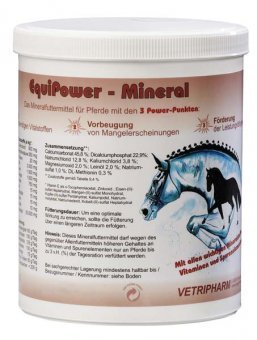 EquiPower - Mineral - mit allen Vitaminen und Mineralstoffen, 1500 g Pulver in Dose von PFIFF