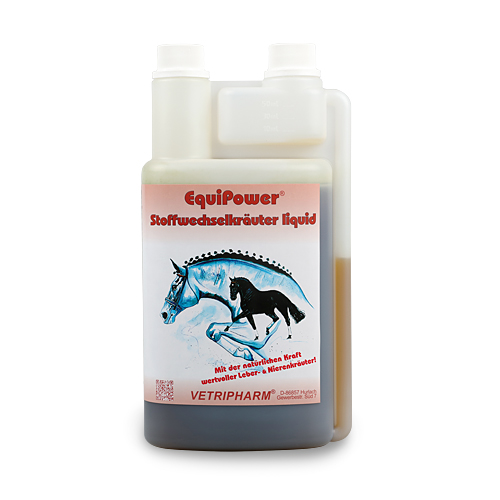 EquiPower - Stoffwechselkräuter liquid 1L unterstützt den Stoffwechsel EquiPower - Stoffwechselkräuter liquid 1L unterstützt den Stoffwechsel von Equipower