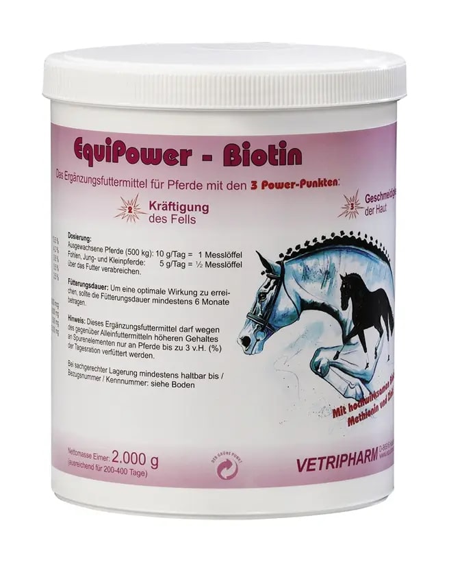 Equipower - Biotin 0,75 kg für schönes Haar & Hufe Equipower - Biotin 0,75 kg für schönes Haar & Hufe von Equipower