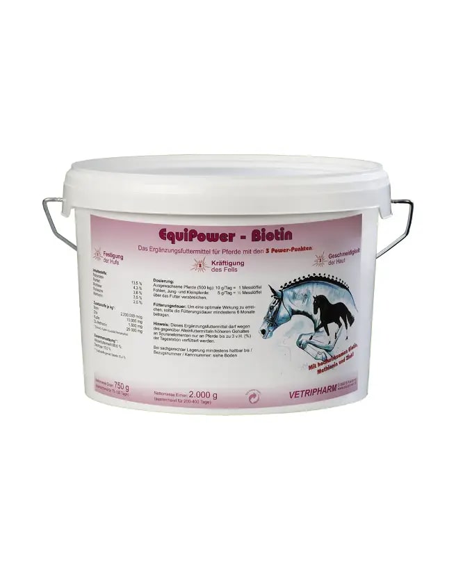 Equipower - Biotin 2 kg für schönes Haar & Hufe Equipower - Biotin 2 kg für schönes Haar & Hufe von Equipower