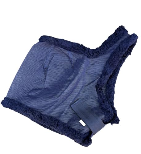 Fliegenmaske für Pferde, ohne Ohrenschutz, Sheland bis extra voll (Marineblau, Mini Shetland) von Equipride