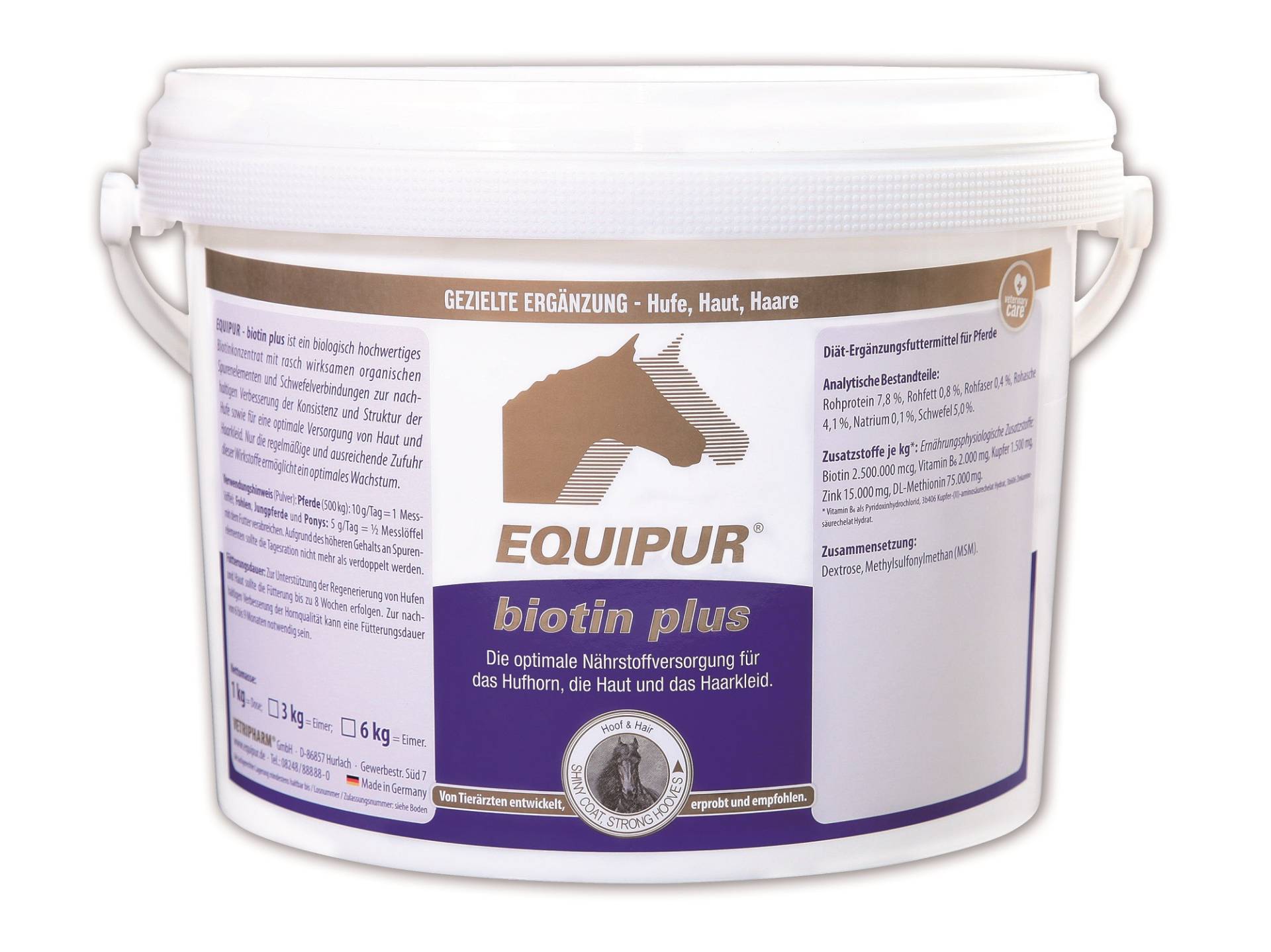 Equipur - biotin plus 3kg Pulver Equipur - biotin plus 3kg Pulver von Equipur