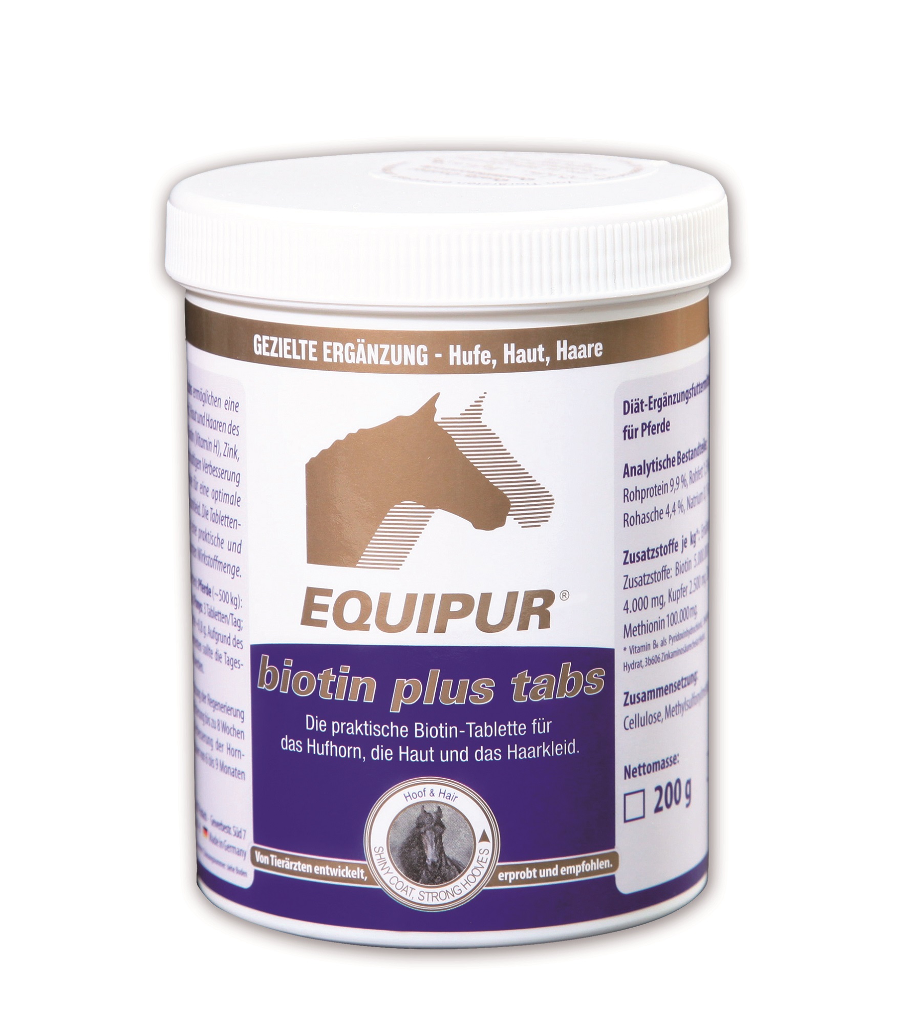 Equipur - biotin plus tabs 0,2kg sichere Biotinaufnahme Equipur - biotin plus tabs 0,2kg sichere Biotinaufnahme von Equipur