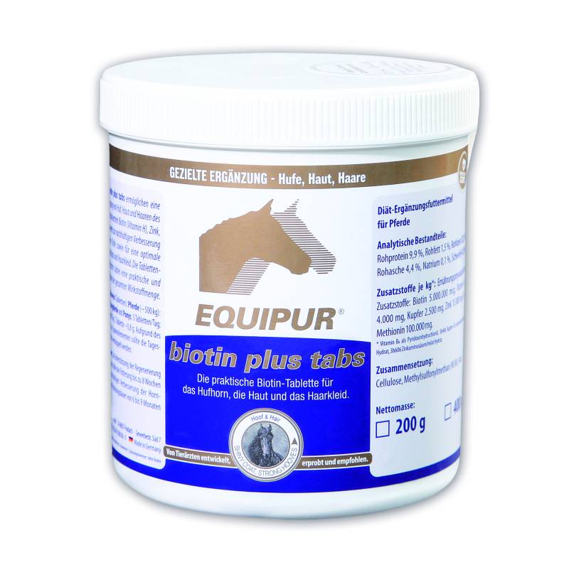 Equipur - biotin plus tabs 0,4kg sichere Biotinaufnahme von Equipur