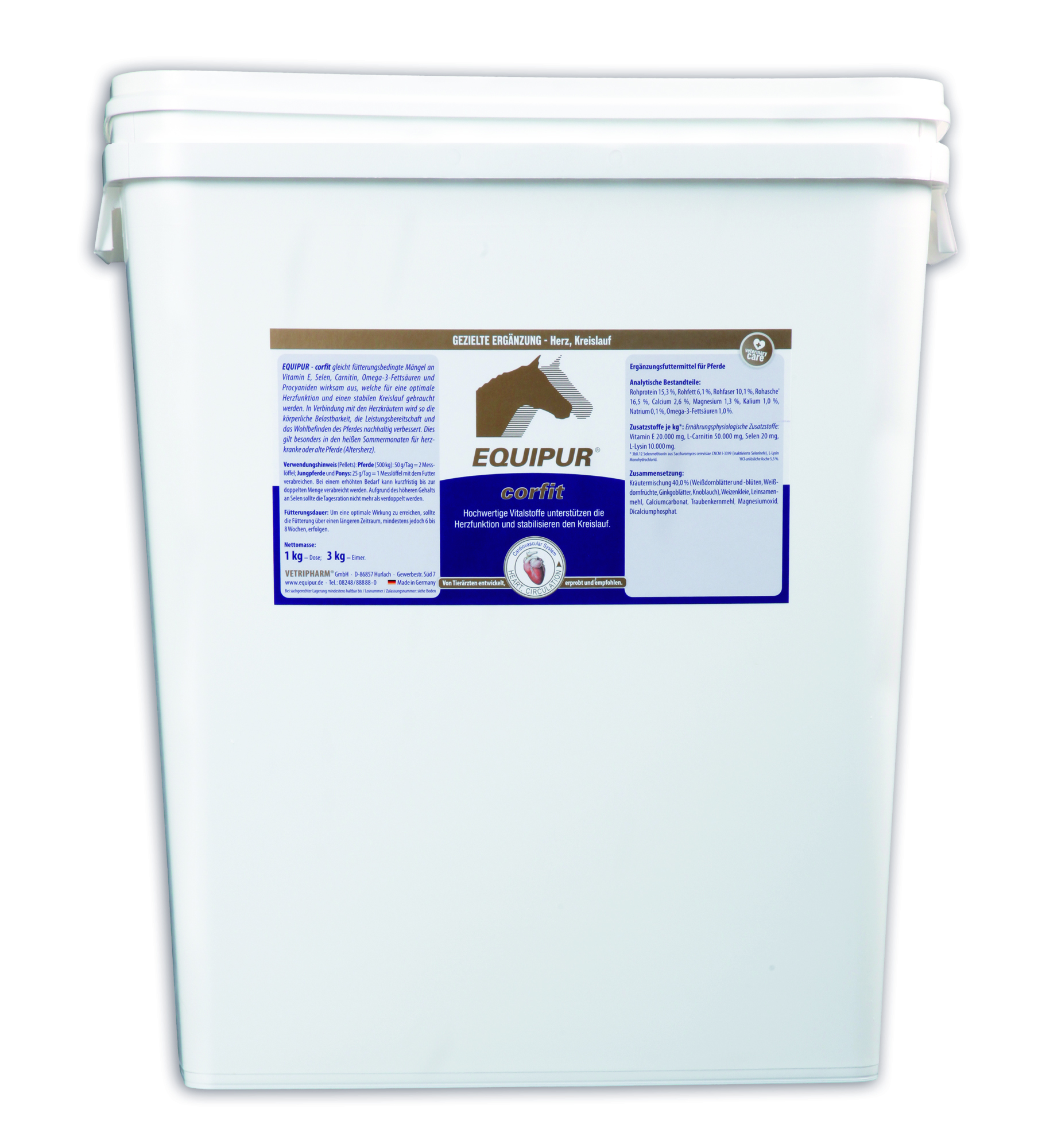 Equipur - corfit P 25kg unterstützt Herz und Kreislauf Equipur - corfit P 25kg unterstützt Herz und Kreislauf von Equipur