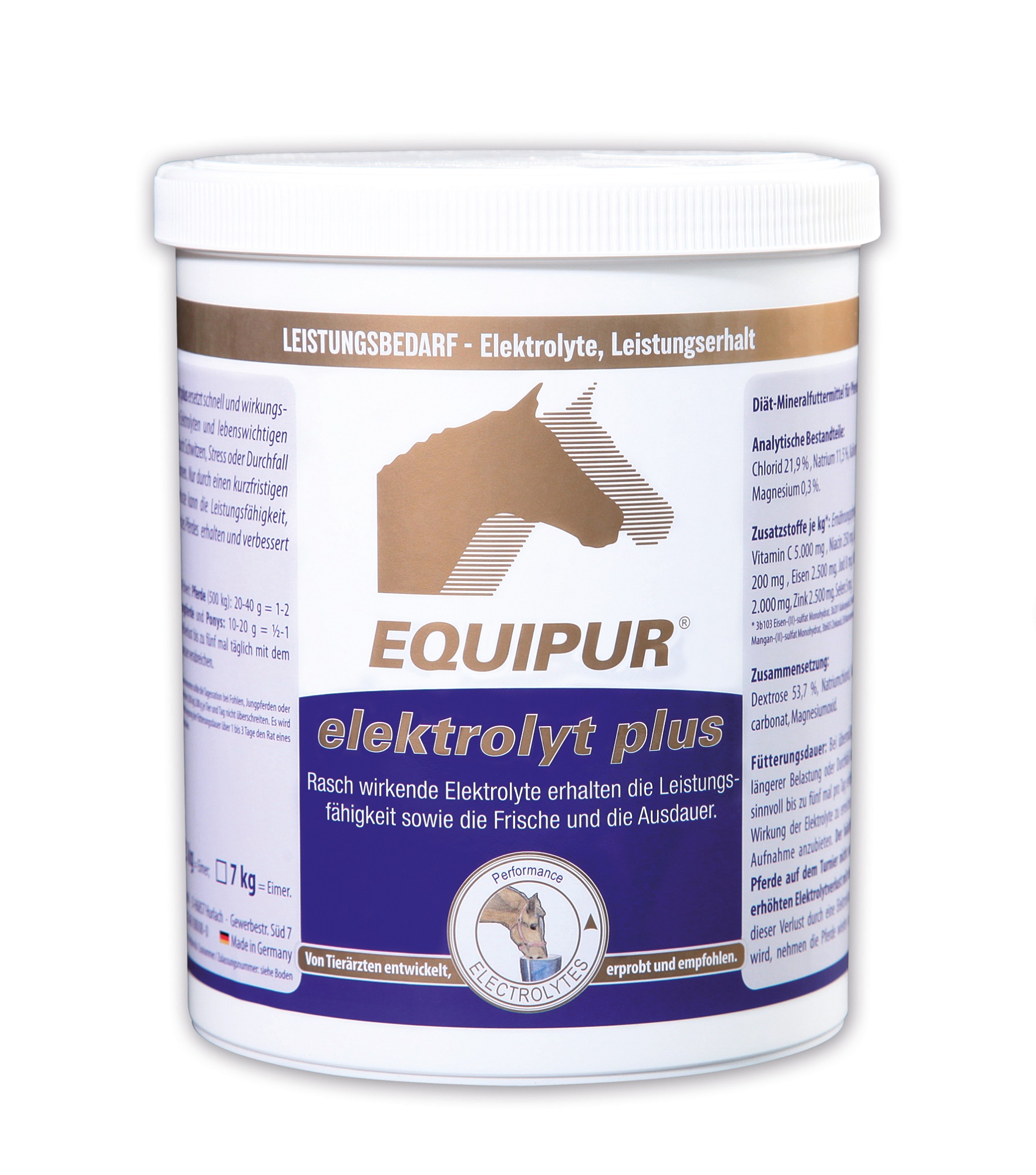 Equipur - elektrolyt plus 1kg bei starkem Schwitzen Equipur - elektrolyt plus 1kg bei starkem Schwitzen von Equipur