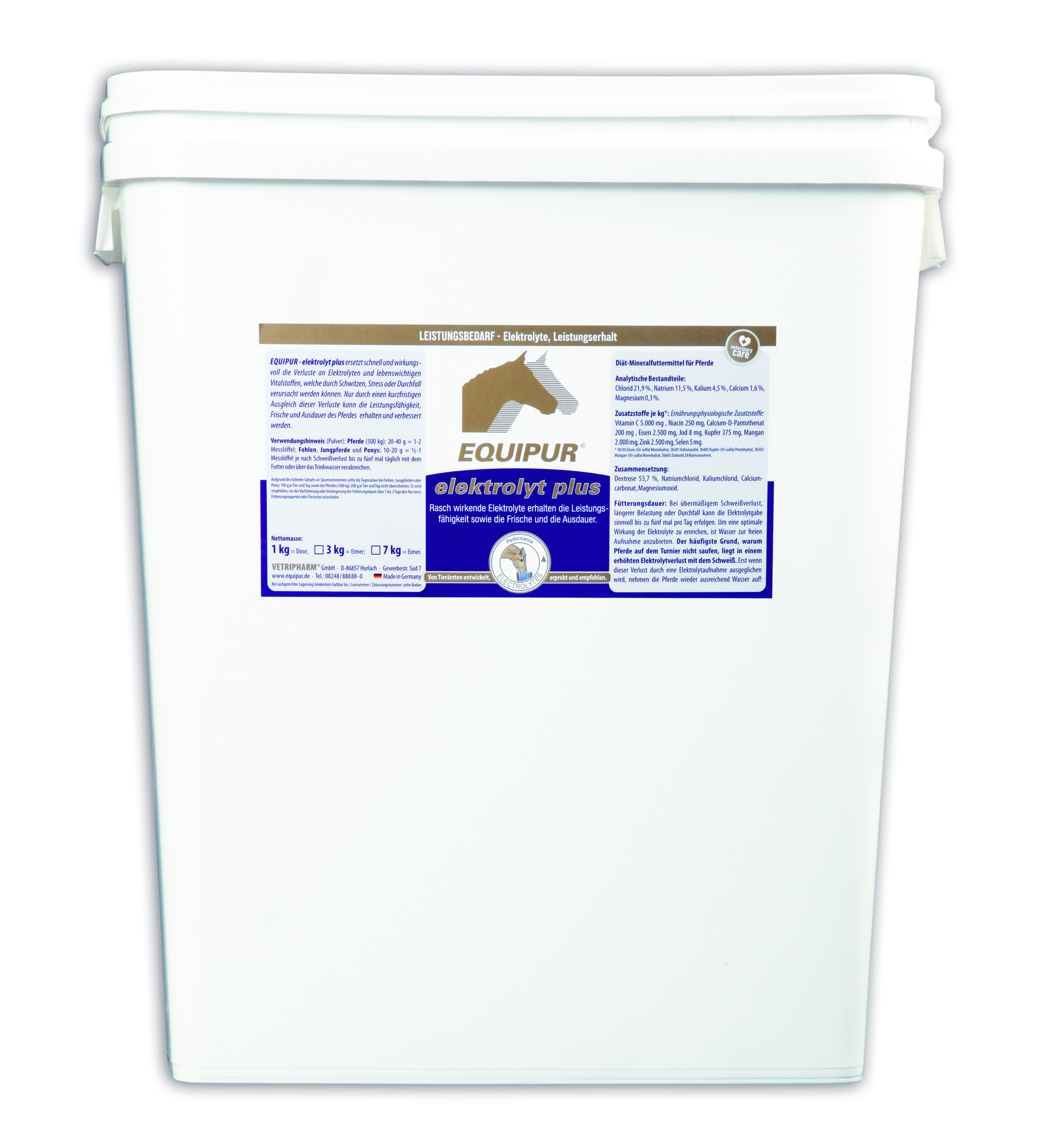 Equipur - elektrolyt plus 25kg bei starkem Schwitzen von Equipur