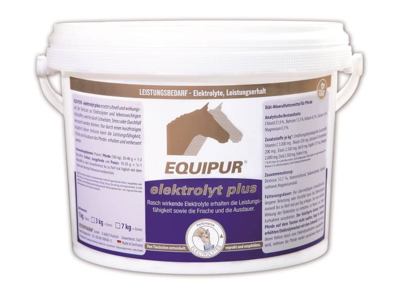 Equipur - elektrolyt plus 3kg bei starkem Schwitzen Equipur - elektrolyt plus 3kg bei starkem Schwitzen von Equipur