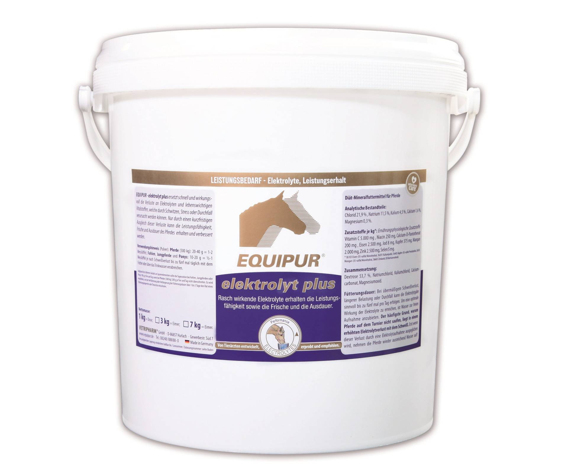Equipur - elektrolyt plus 7kg bei starkem Schwitzen Equipur - elektrolyt plus 7kg bei starkem Schwitzen von Equipur