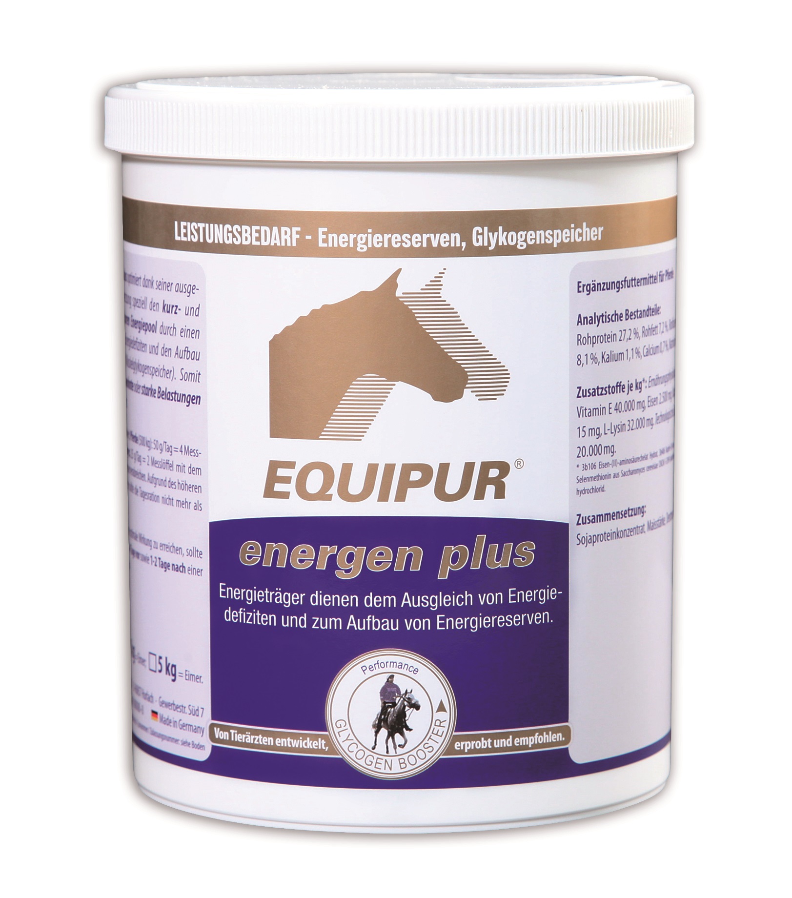 Equipur - energen plus 0,85kg zum Ausgleich von Energiedefiziten Equipur - energen plus 0,85kg zum Ausgleich von Energiedefiziten von Equipur