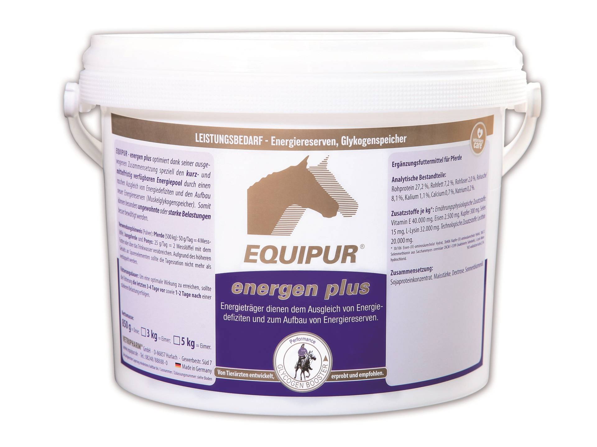 Equipur - energen plus 3kg zum Ausgleich von Energiedefiziten Equipur - energen plus 3kg zum Ausgleich von Energiedefiziten von Equipur