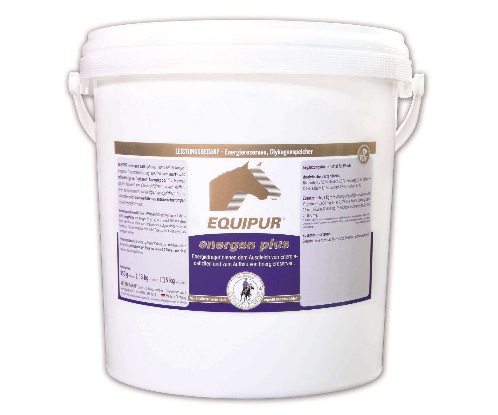 Equipur - energen plus 5kg zum Ausgleich von Energiedefiziten Equipur - energen plus 5kg zum Ausgleich von Energiedefiziten von Equipur