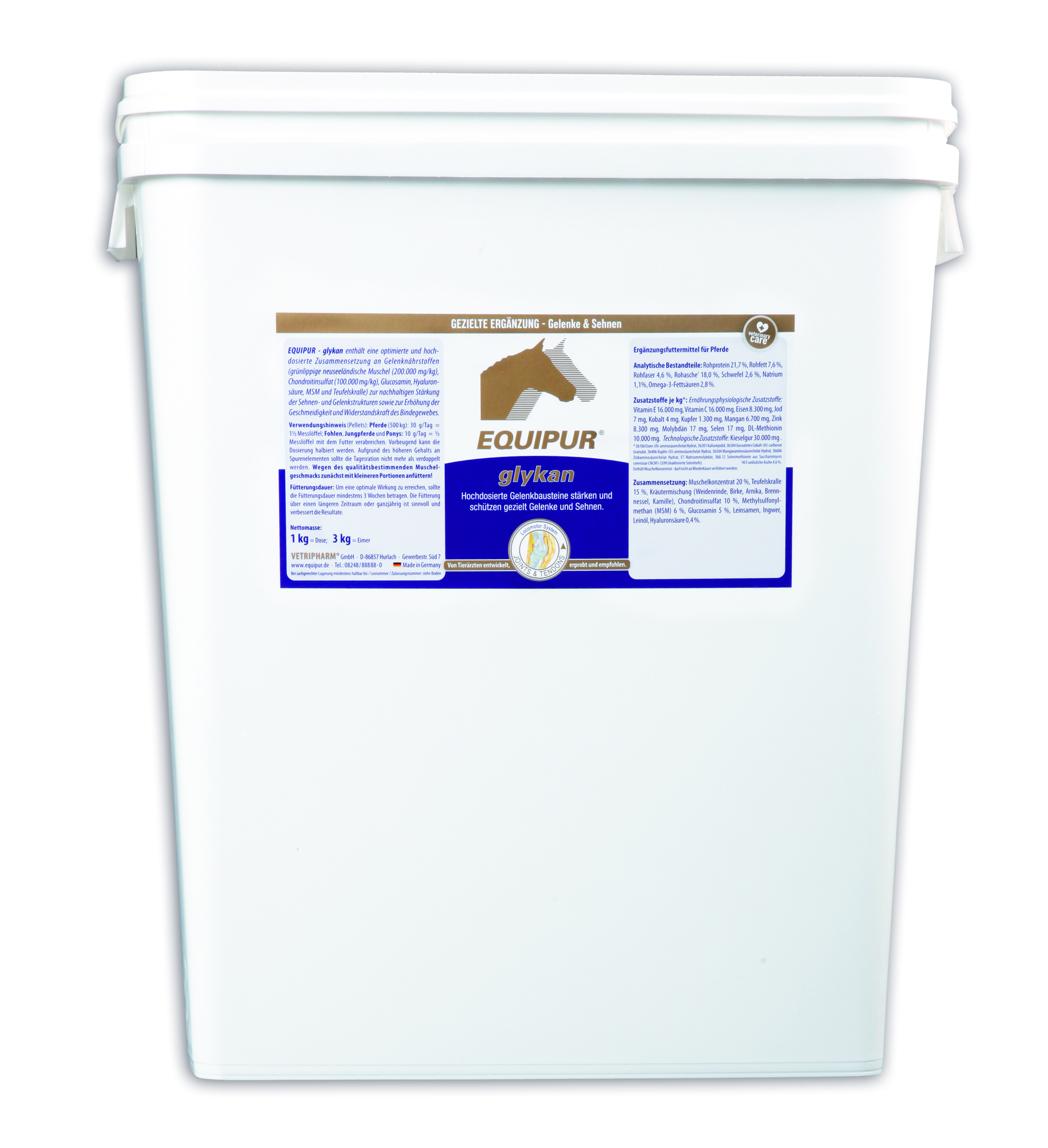 Equipur - glykan 25 kg Für Sehnen & Gelenke von Equipur