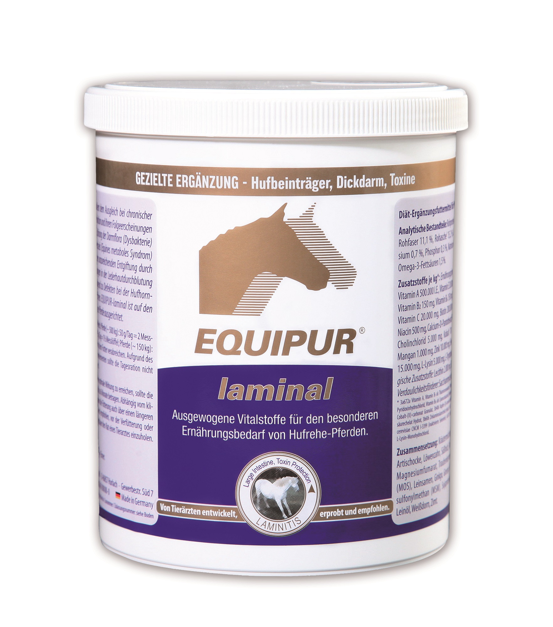 Equipur - laminal P 1kg für Hufrehe-Pferde von Equipur