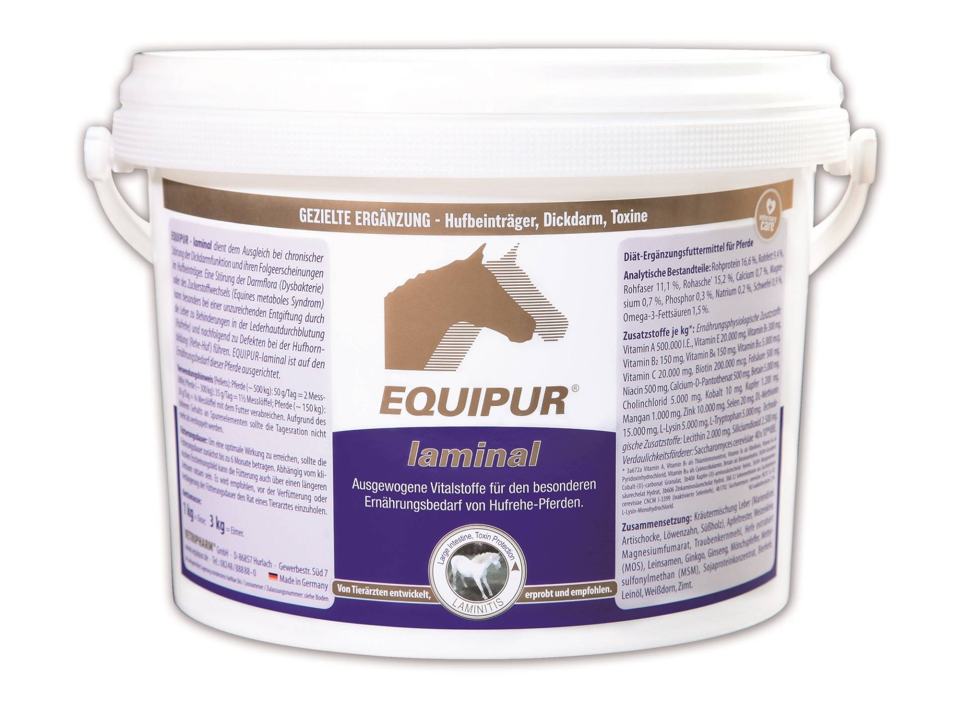 Equipur - laminal P 3kg für Hufrehe-Pferde Equipur - laminal P 3kg für Hufrehe-Pferde von Equipur