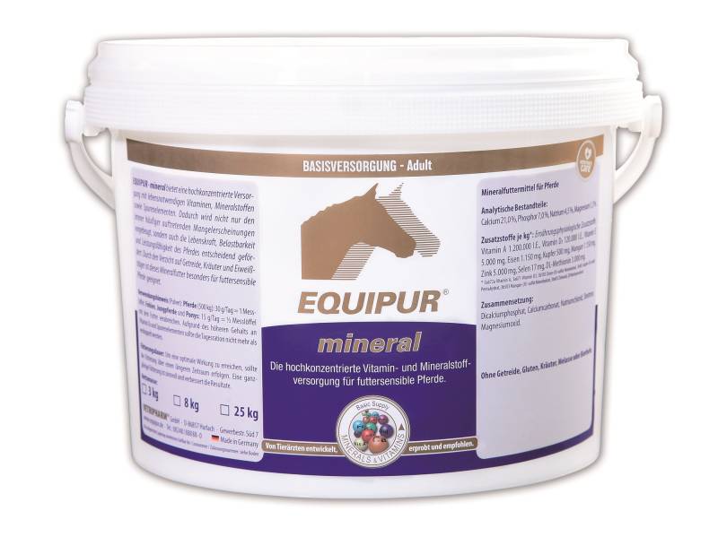 Equipur - mineral 3kg Mineral- & Vitaminversorgung Equipur - mineral 3kg Mineral- & Vitaminversorgung von Equipur