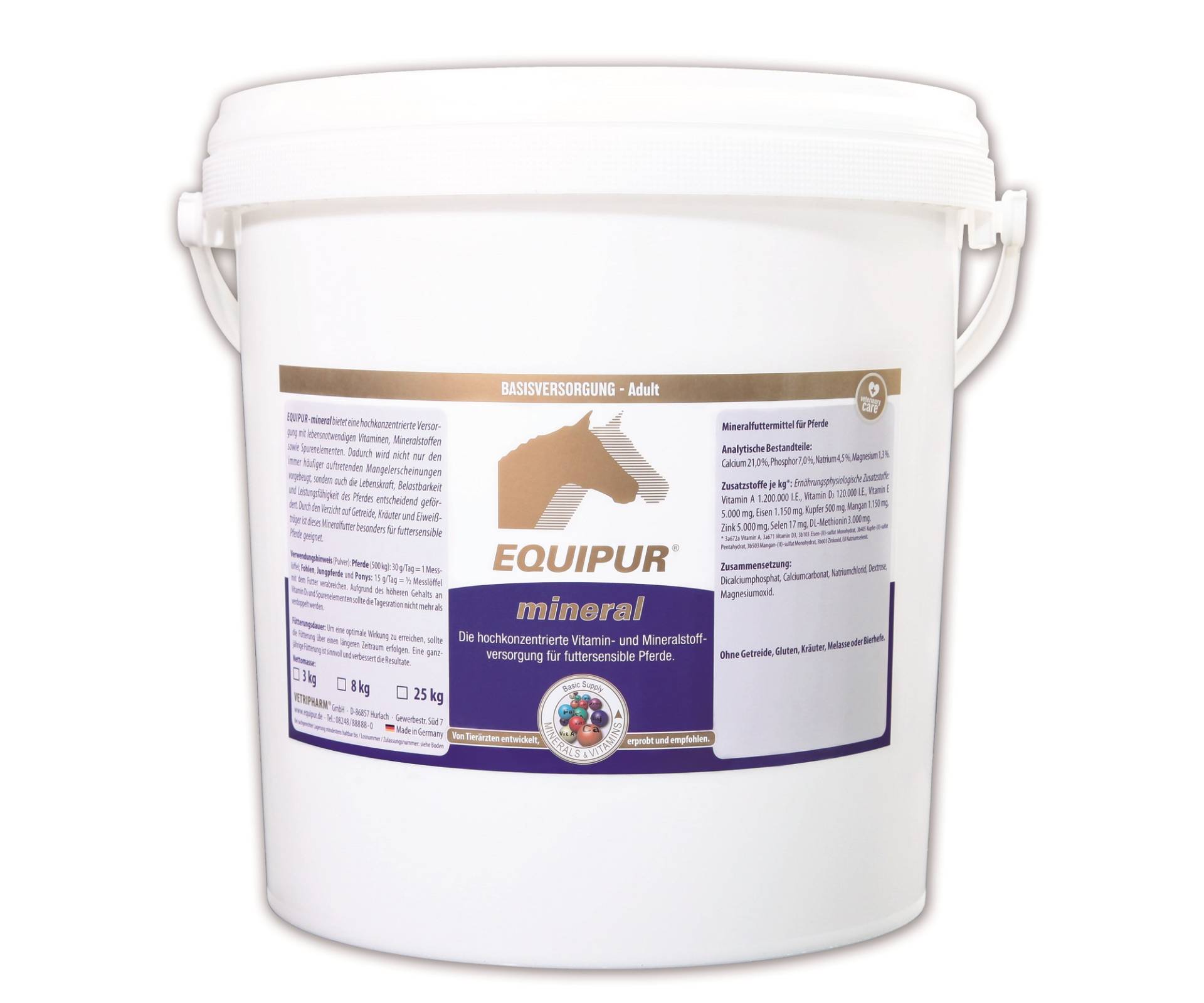 Equipur - mineral 8kg Mineral- & Vitaminversorgung Equipur - mineral 8kg Mineral- & Vitaminversorgung von Equipur