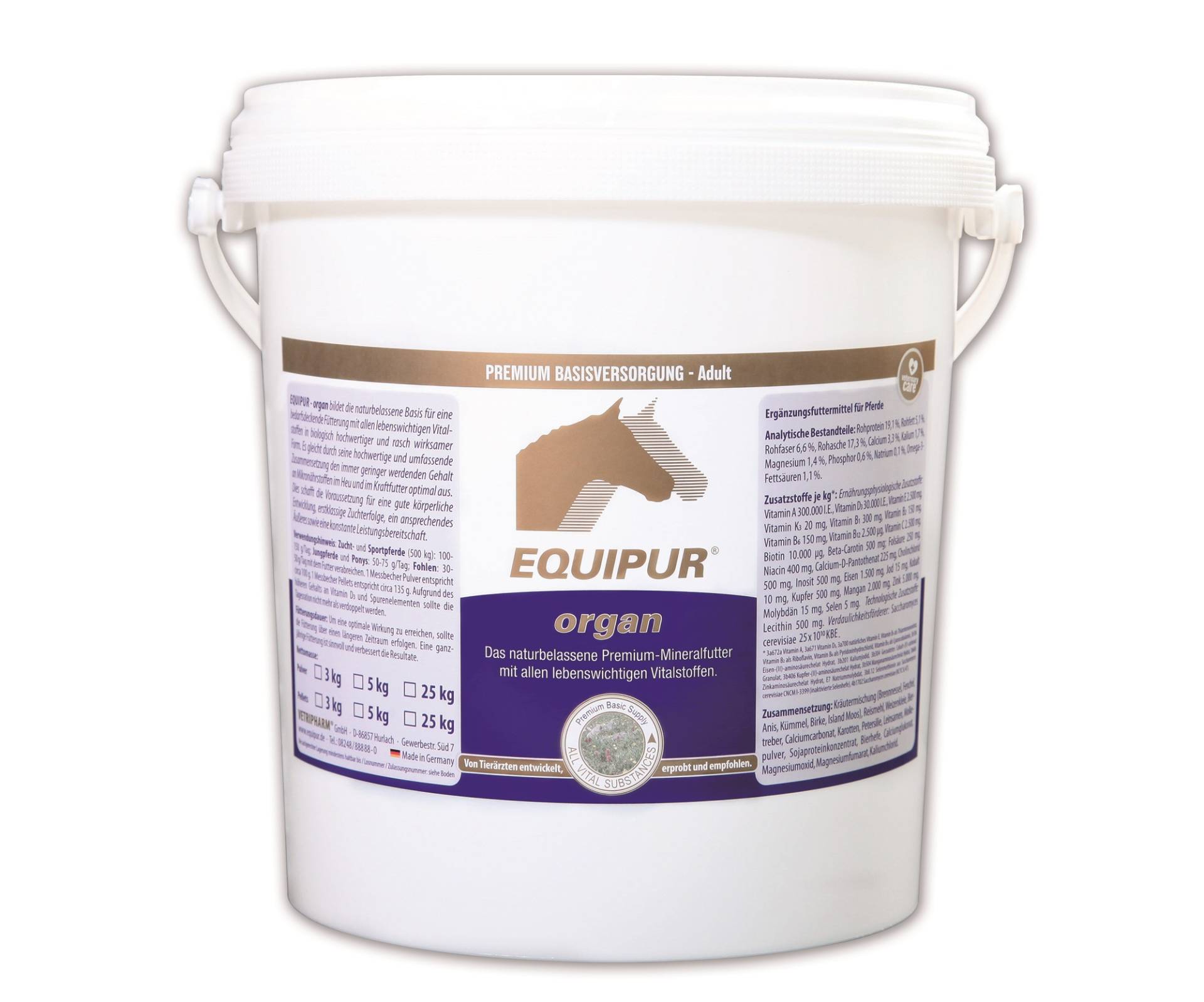 Equipur organ 3kg Organische Mineralversorgung Equipur organ 3kg Organische Mineralversorgung von Equipur
