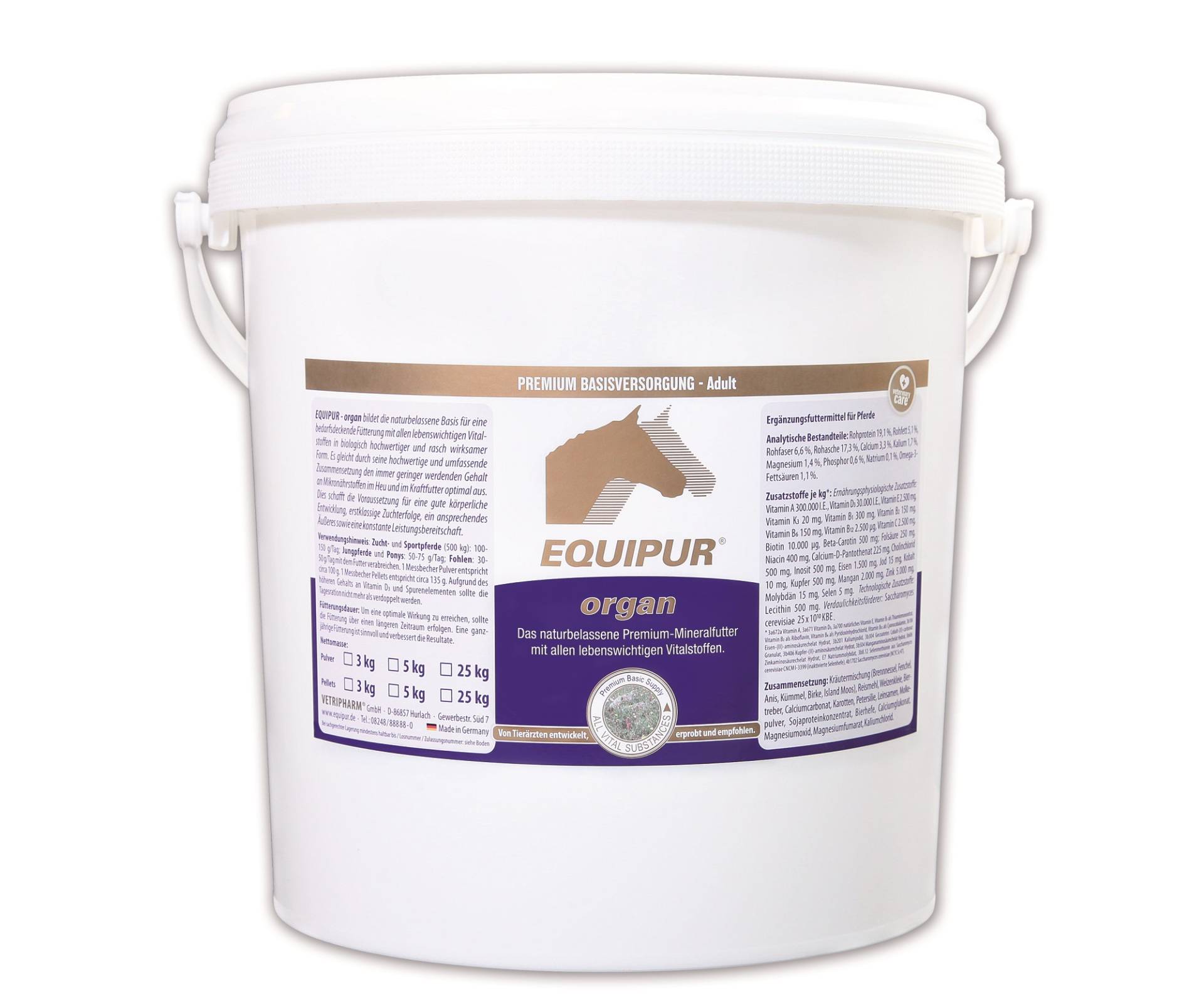 Equipur organ 5kg Organische Mineralversorgung Equipur organ 5kg Organische Mineralversorgung von Equipur