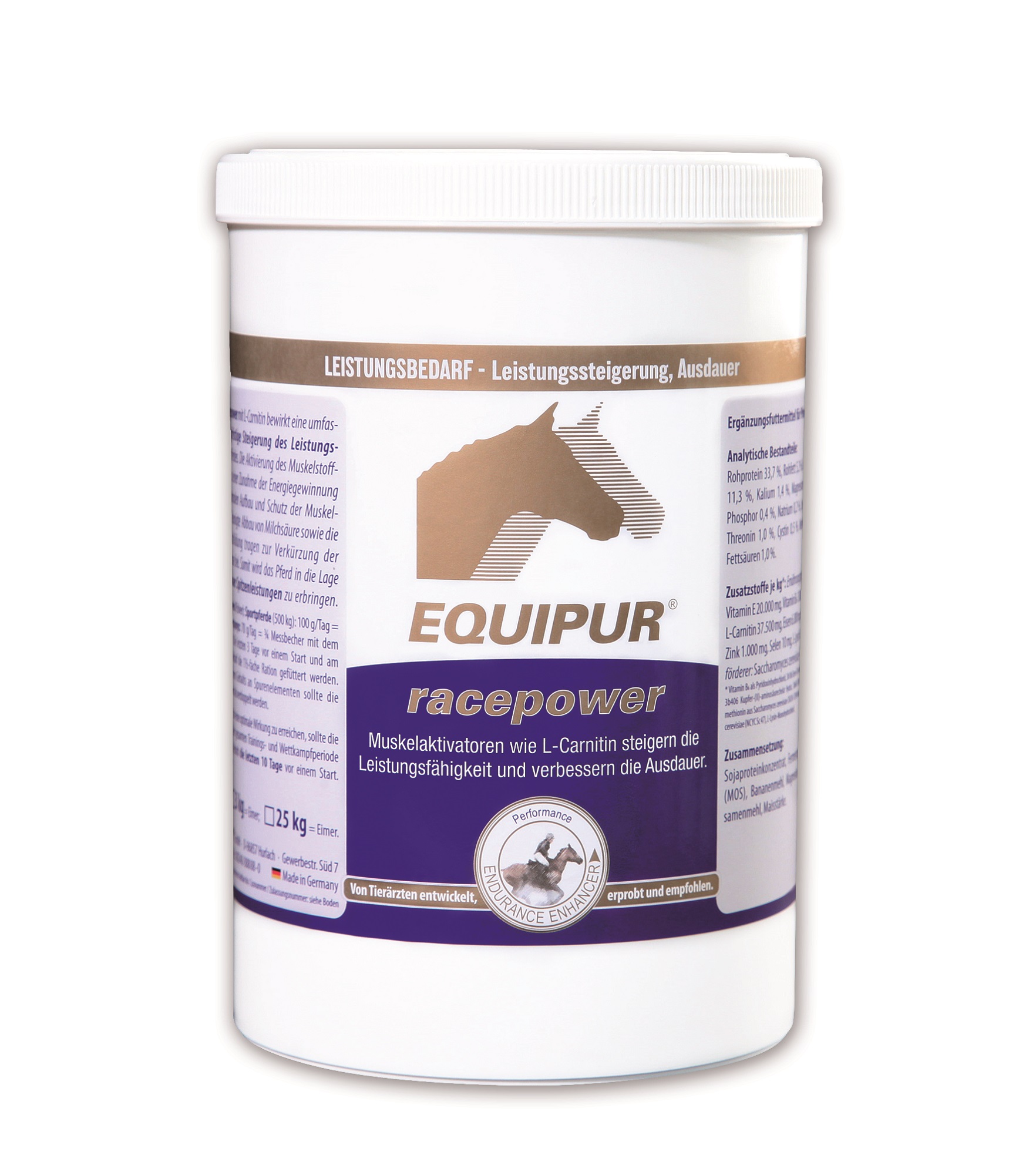 Equipur - racepower 1kg für mehr Power & Ausdauer Equipur - racepower 1kg für mehr Power & Ausdauer von Equipur