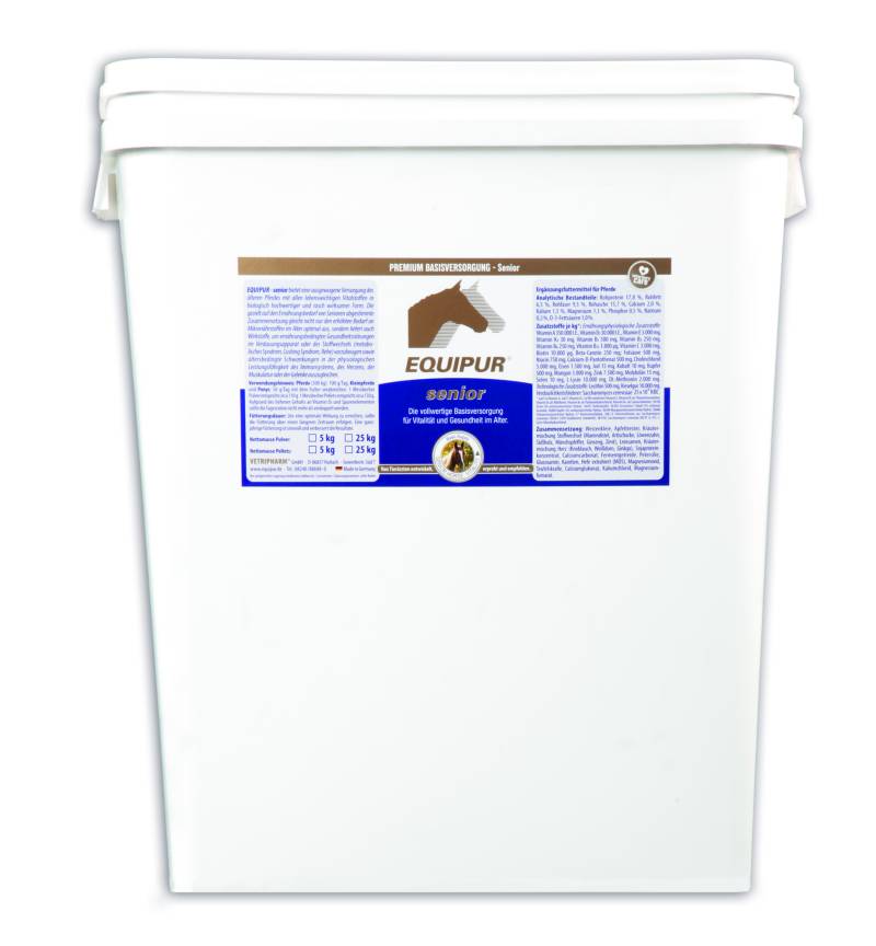 Equipur - senior 25kg Container Optimale Basisversorgung für ältere Pferde Equipur - senior 25kg Container Optimale Basisversorgung für ältere Pferde von Equipur