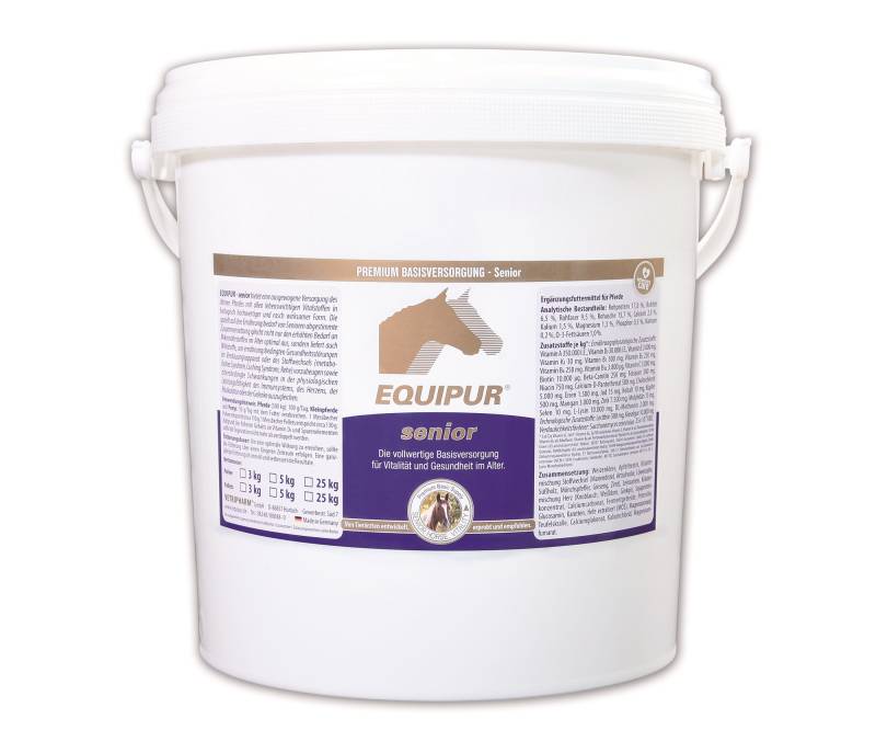 Equipur - senior 5kg Optimale Basisversorgung für ältere Pferde von Equipur