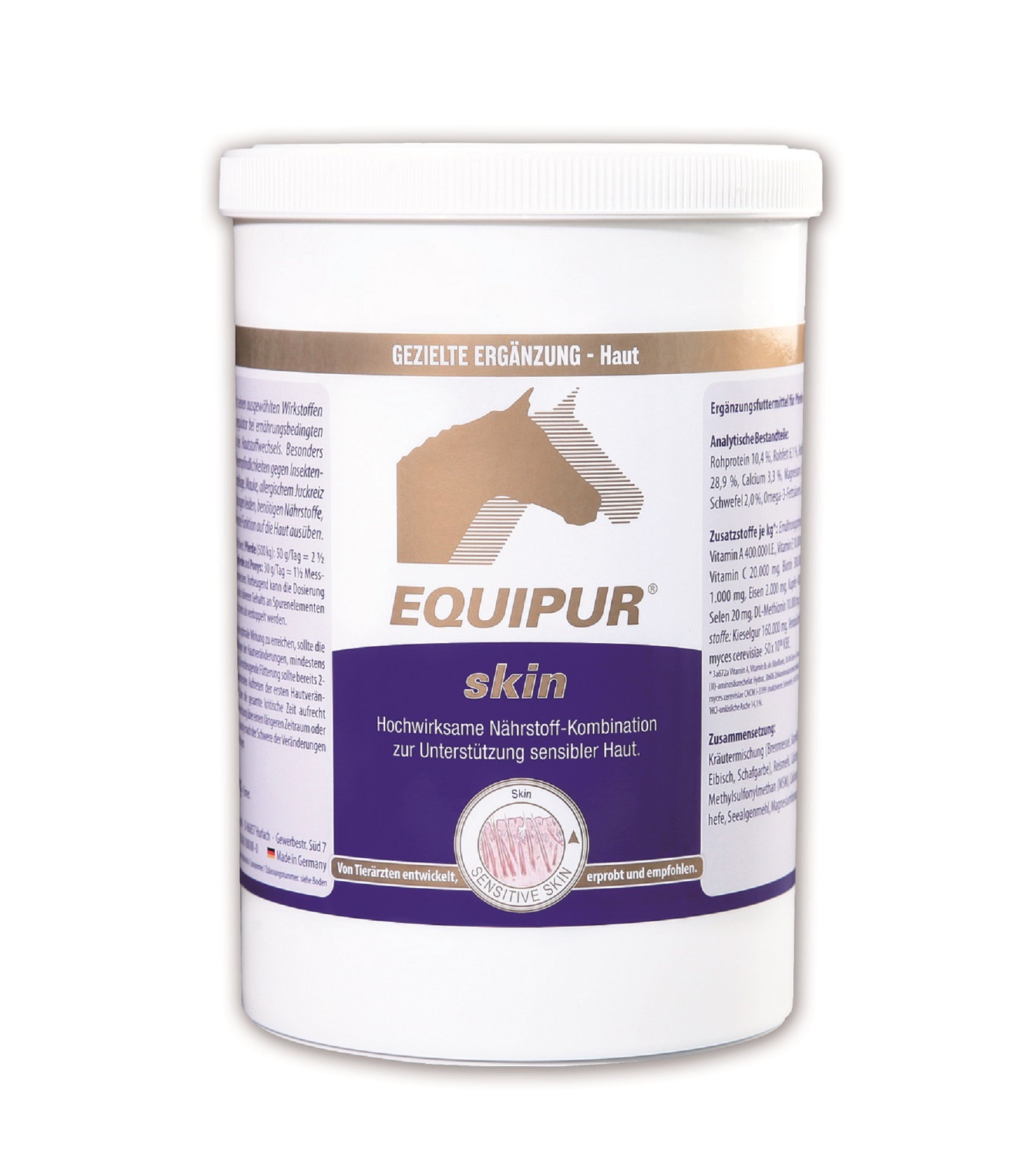 Equipur - skin 1kg zur Unterstützung der Haut Equipur - skin 1kg zur Unterstützung der Haut von Equipur