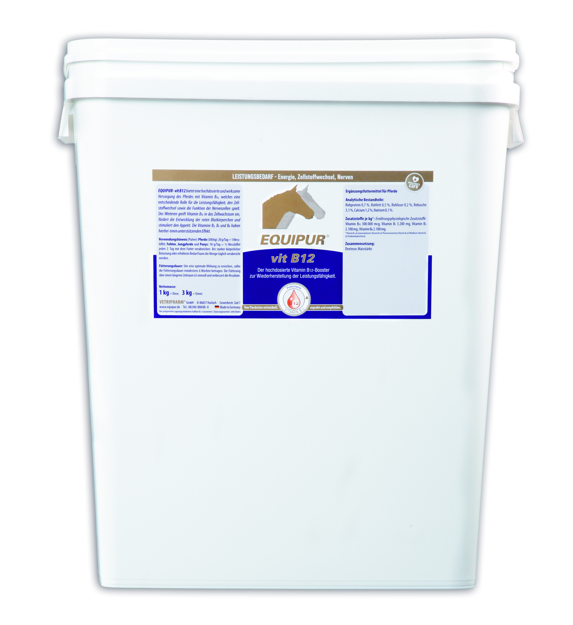 Equipur - vit B12 25kg B12-Booster Equipur - vit B12 25kg B12-Booster von Equipur