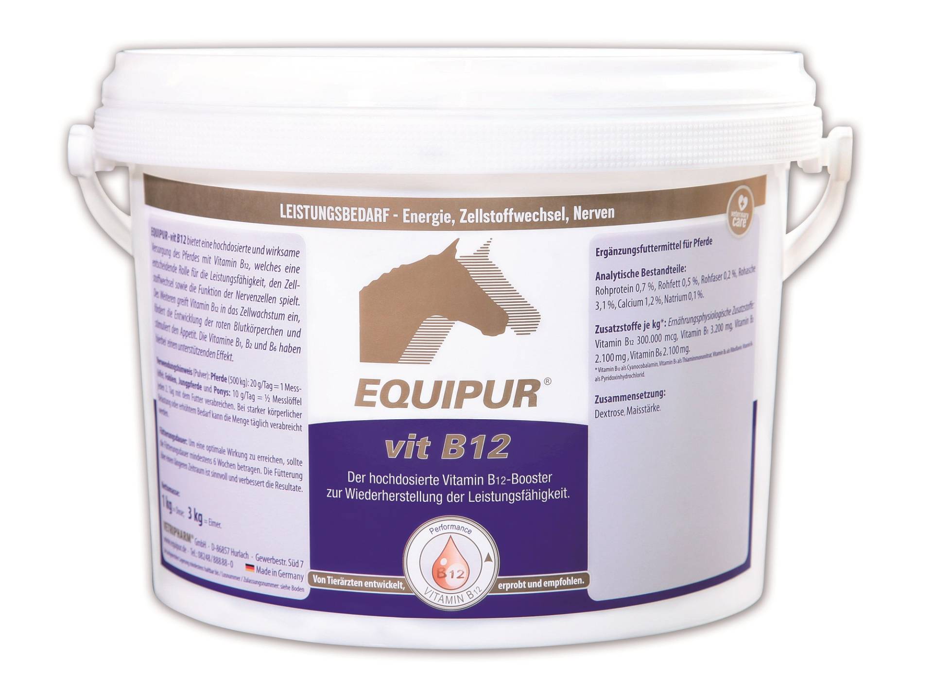 Equipur - vit B12 3kg B12-Booster Equipur - vit B12 3kg B12-Booster von Equipur