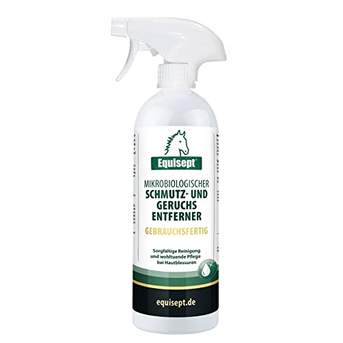 Equisept Schmutz- & Geruchs-Entferner Gebrauchsfertig 750ml - Stoppt Gerüche - Hygiene Reiniger für Pferdestall, Box, Pferdedecken, Putzzeug - natürlich & unbedenklich für Tier und Mensch Equisept Schmutz- & Geruchs-Entferner Gebrauchsfertig 750ml - Stoppt Gerüche - Hygiene Reiniger für Pferdestall, Box, Pferdedecken, Putzzeug - natürlich & unbedenklich für Tier und Mensch von Equisept