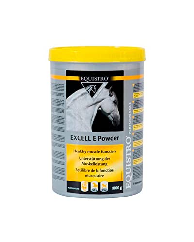 EQUISTRO® Excell E | Ergänzungsfuttermittel für Pferde | Unterstützung der Muskelfunktion | Hilft bei muskulärer Überanstrengung und Verspannung | 1kg von Equistro